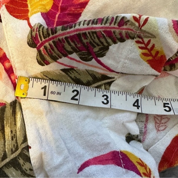 Old Navy Shorts Womens 18 Multicolor Floral Linen Blend Everyday Short Preppy - Picture 7 of 11